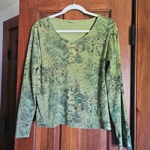 Habitat Colorful Cotton Long Sleeve Sz M/L